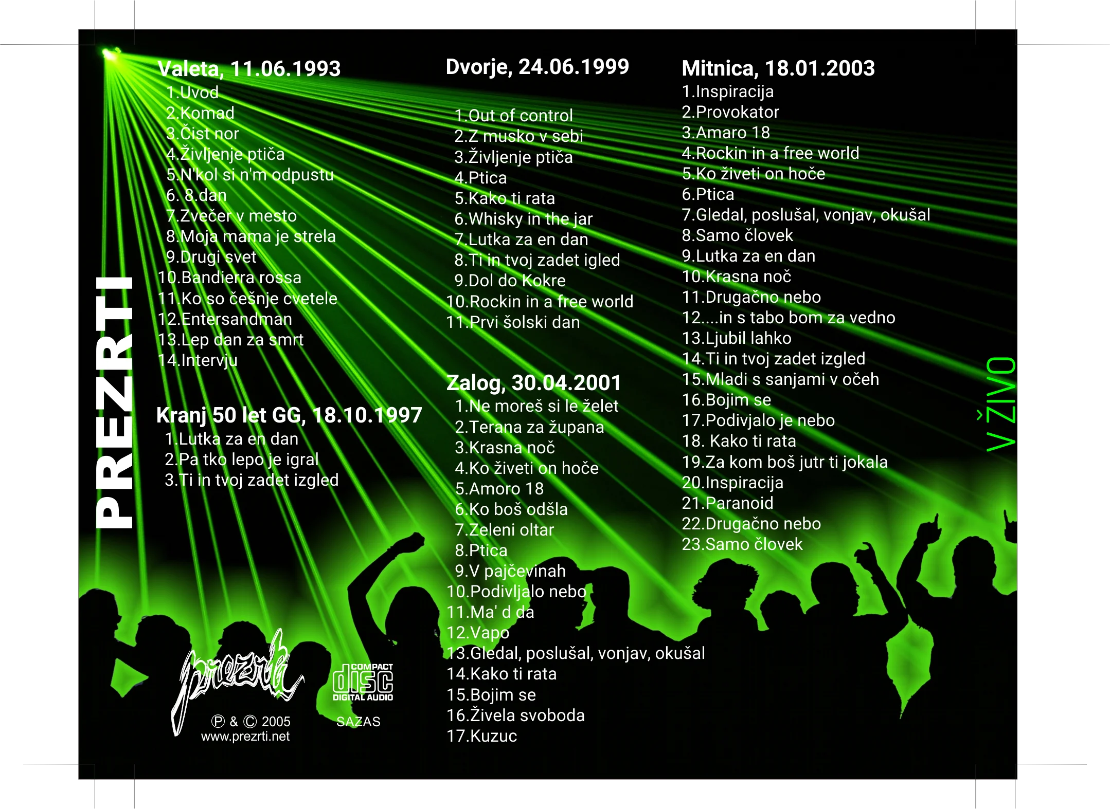 V živo – ovitek 2 od 3