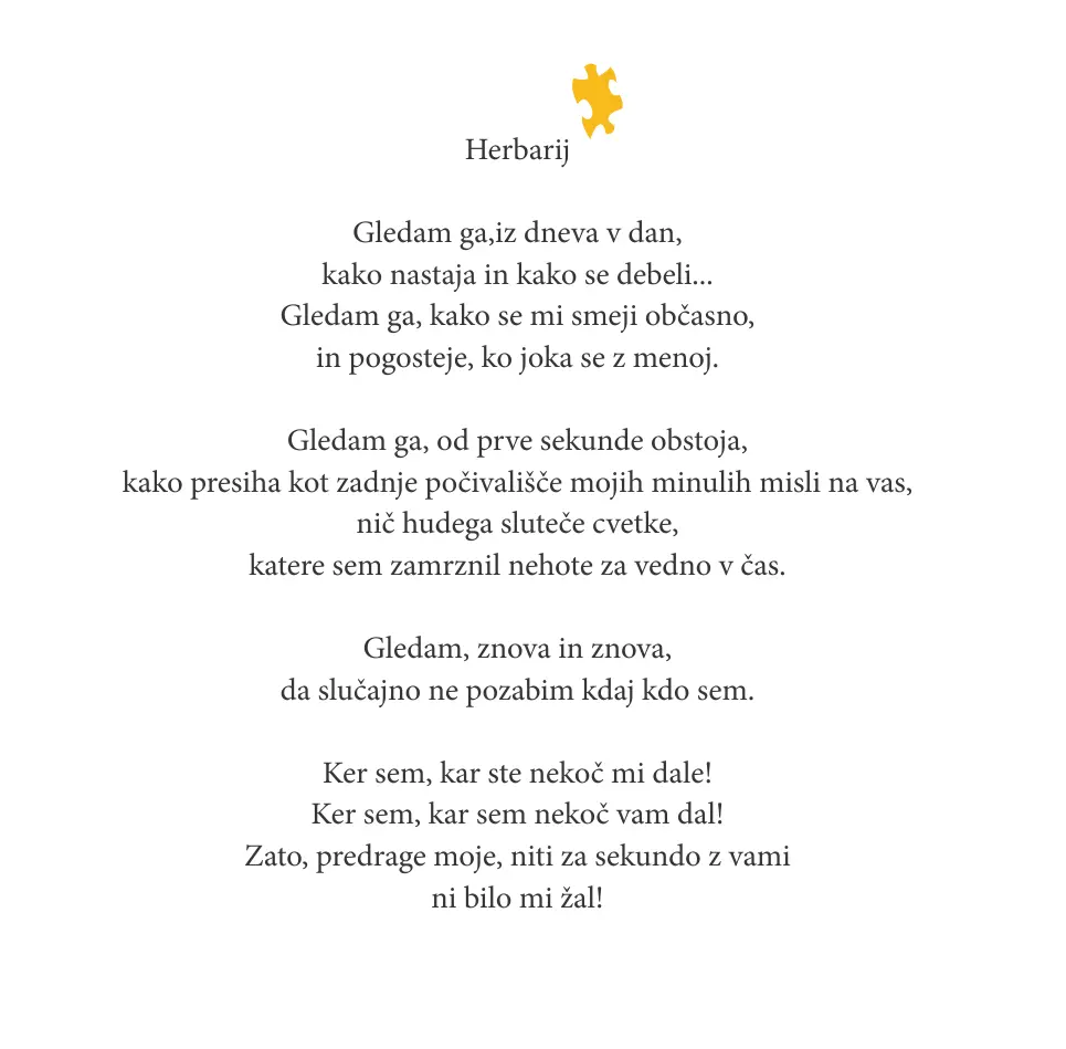 Manjkajoči člen – ovitek 13 od 19