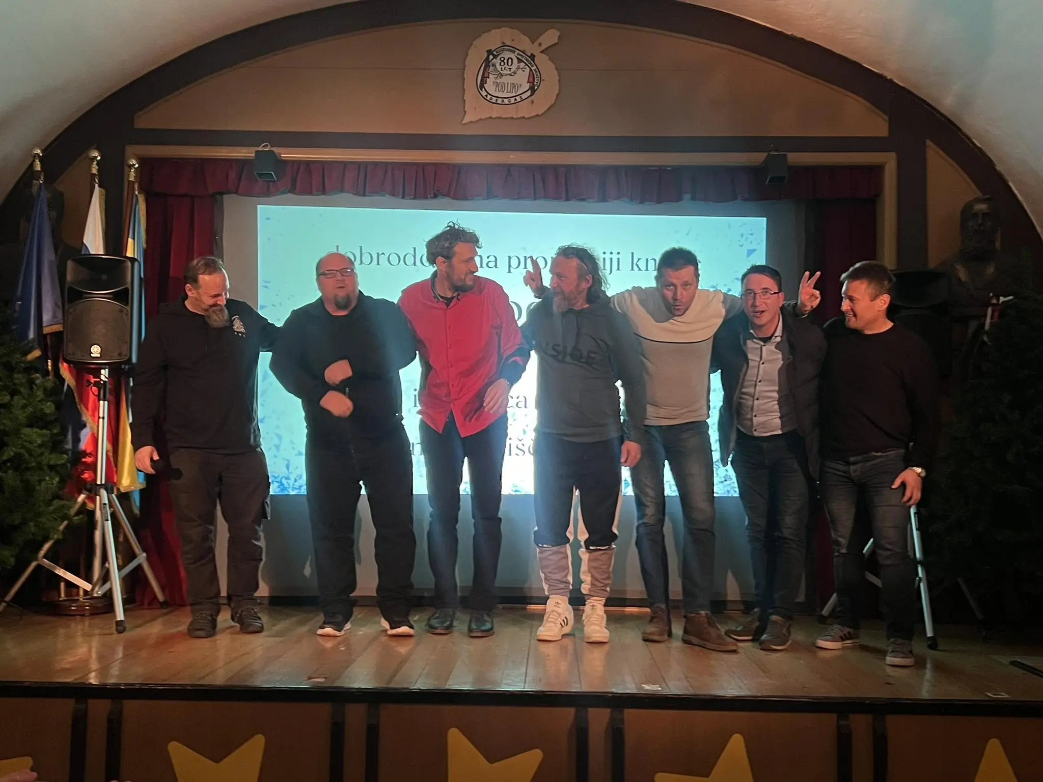 Slika z promocije filma Pečat
