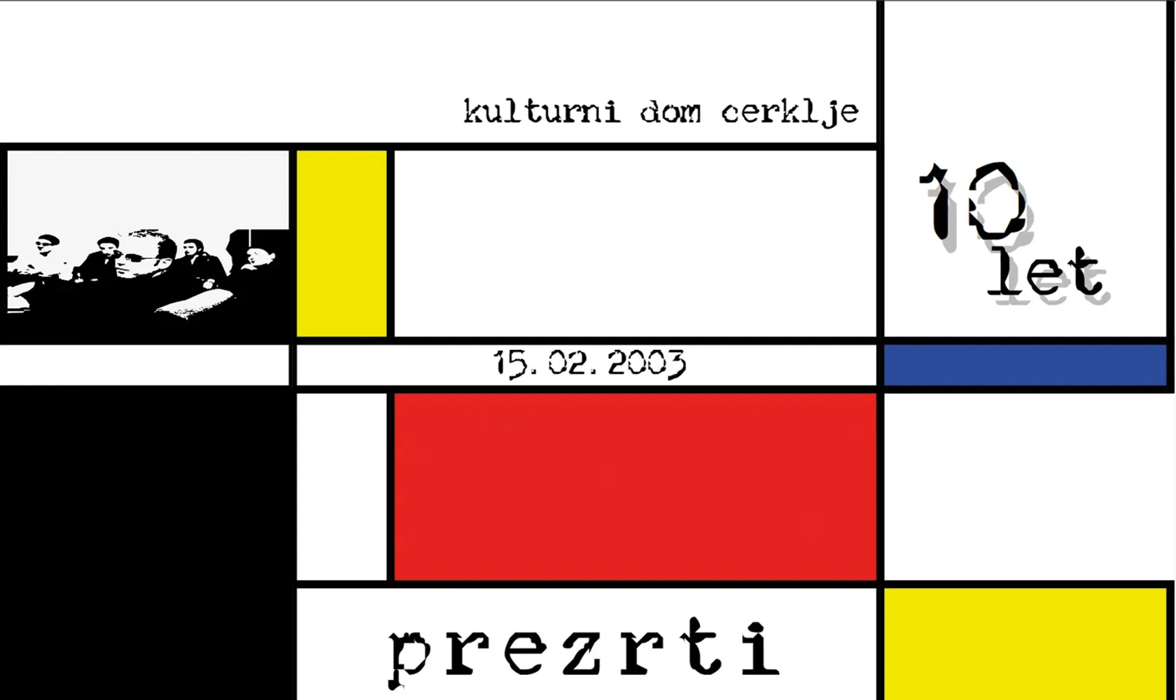 Spletna stran ob deseti obletnici skupine
