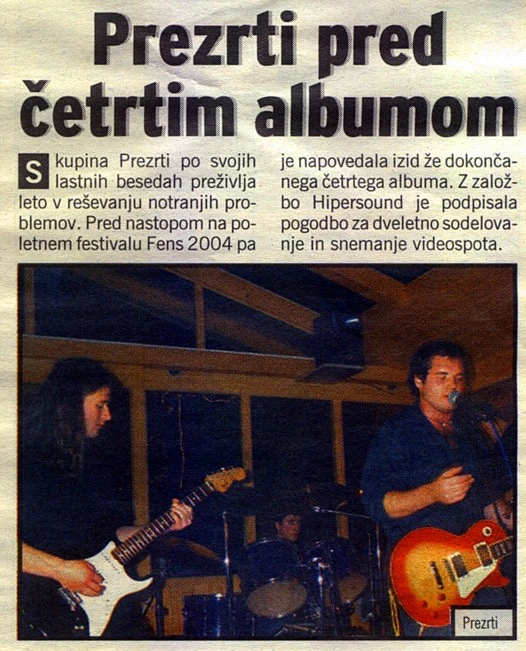 Članek v časopisu Slovenske Novice